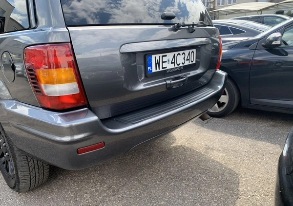 Jeep Grand Cherokee cena 28000 przebieg: 125413, rok produkcji 2002 z Warszawa małe 37